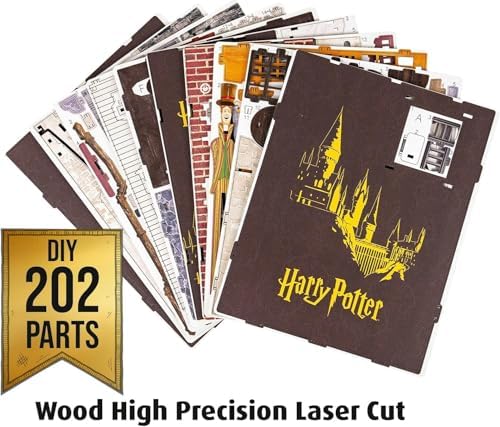 Revell Harry Potter Diagon Alley 3D Book Nook Wooden Puzzle Kit - Image 6