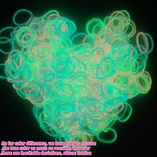 Loom Rubber Band Refill, Luminous Mixed Color 900 Pcs. - Image 2