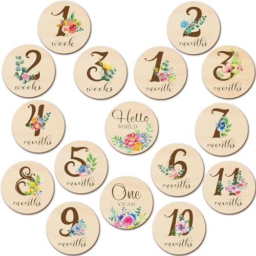 300 Pcs Unfinished Wood Circle Round Disc Blank Natural Wooden Cutout Ornaments for Decoration DIY Craft Art Supplies (Round 1 x 1 x 0.12 inches) - Image 3