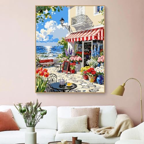 ZRIZQ Paint by Numbers Kit for Adults Beginner Landscapes,City Scape,16x20 - Image 7