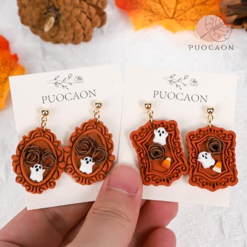 Puocaon Halloween Frame Polymer Clay Cutters for Jewelry Earring Making - Image 6