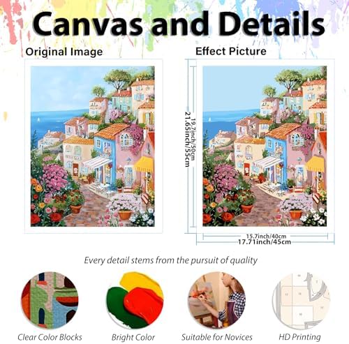 Paint by Numbers Kit for Adults, Adult Paint by Number Kits 16x20 Inch - Image 3