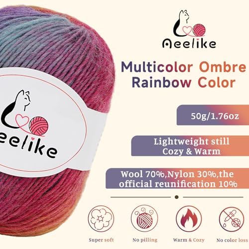 Aeelike Crochet Blanket Kit for Adults Advanced,Boho Vintage Blanket Craft - Image 5