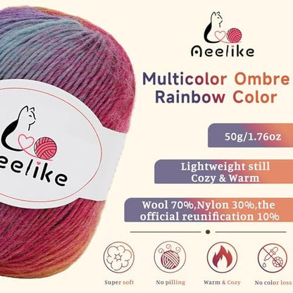 Aeelike Crochet Blanket Kit for Adults Advanced,Boho Vintage Blanket Craft - Image 5