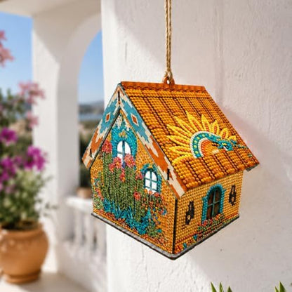 FRANDEK DIY Wooden House Diamond Art Kit for Adults (Tropical Cactus) - Image 3