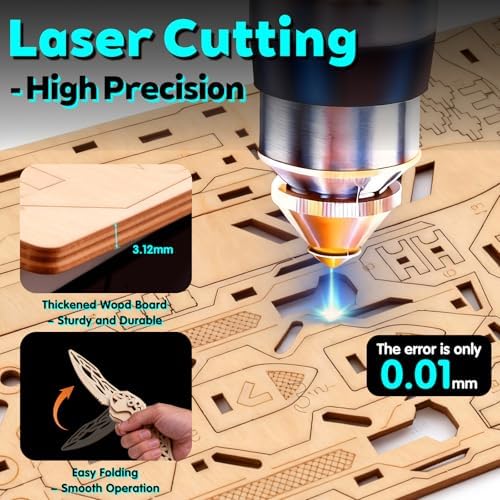 3D Wooden Puzzles for Adults – 6 Knife-Shaped Puzzles with 266 Pieces - Image 3