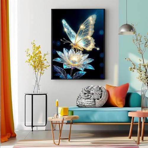 AIBOERL Paint by Numbers Kit for Adults Beginner,Slight Butterfly, 12X16In - Image 2