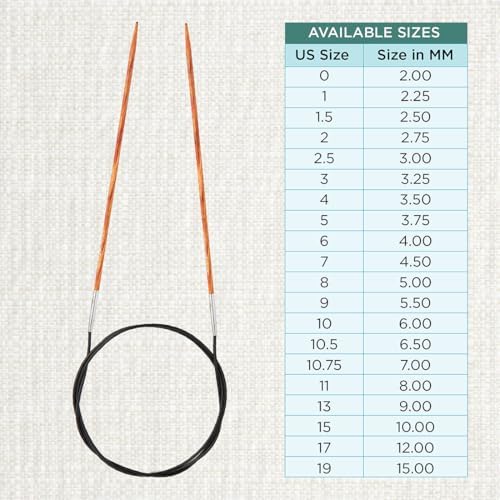 KnitPro Dreamz Fixed Circular Needles 40" (100cm) | US Size 1 (2.25mm) - Image 4