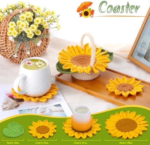 Yizzvb Crochet Kit, 5 Pcs Beginners Knitting Crochet Supplies - Image 5