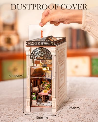 Rolife Book Nook Kit Snap-Fit 3D Wooden Puzzles DIY Miniature Kit Booknook - Image 6