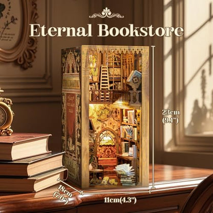 CUTEBEE Book Nook Kit DIY Miniature House Dollhouse for Adults - Image 2