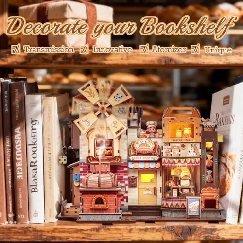 3D Wooden Puzzle for Adults, 576 Pcs Kinetic Mechanical Model Bread Factory - Image 6