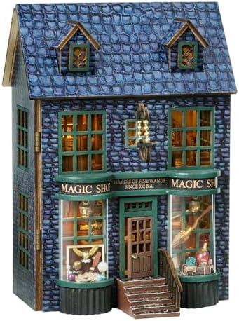 CUTEROOM DIY Miniature House Kit Wooden Craft Gift for Adult-Magic Store by CUTEROOM