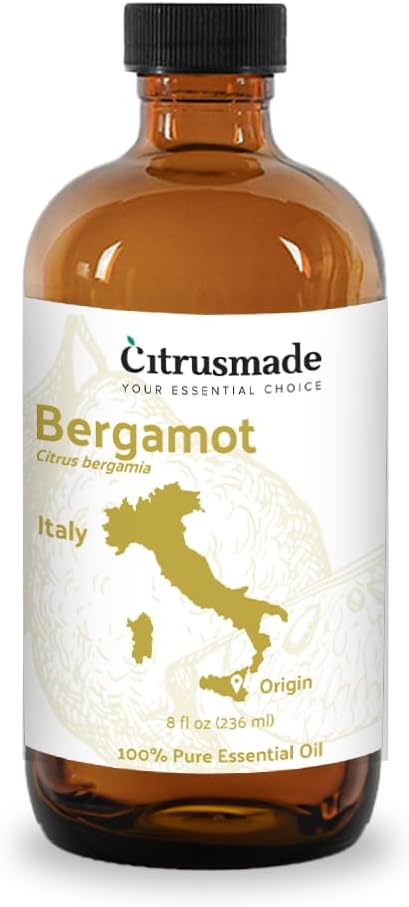 Nature Packaged Bergamot Essential Oil - Direct from Citrusmade in Sicily- Pure Essential Oil for Diffusers and Aromatherapy | 100% Pure Therapeutic Grade (22lbs)