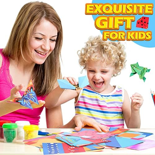 432 Sheets Origami Paper Kit with Guiding Book Origami Kit for Kids Ages 5-8 8-12, 54 Pattern Double Sided Folding Art Crafting Supplies for Adult Teen Preschool Training Craft Christmas Birthday Gift - Image 3