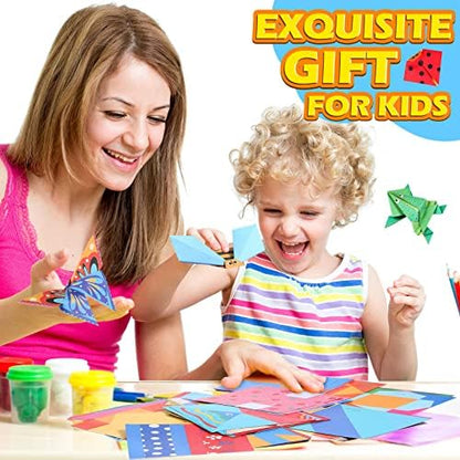 432 Sheets Origami Paper Kit with Guiding Book Origami Kit for Kids Ages 5-8 8-12, 54 Pattern Double Sided Folding Art Crafting Supplies for Adult Teen Preschool Training Craft Christmas Birthday Gift - Image 3