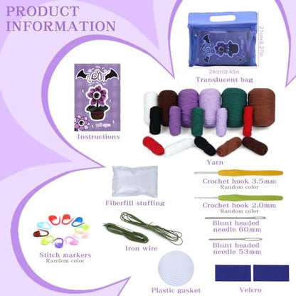 Yizzvb Crochet Kit Beginners Crochet Starter Kits Knitting Supplies - Image 2