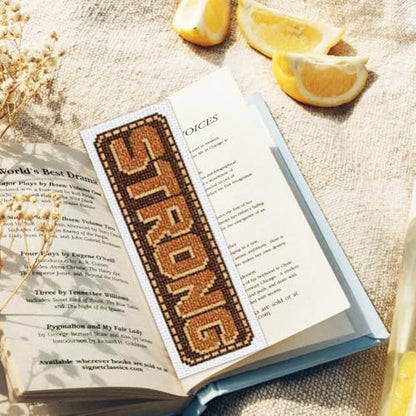 ORIGACH 6 Set Men Inspirational Scripture Cross Stitch Bookmark Kit - Image 5