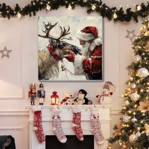 VIGEGU 6 Pack Christmas Paint by Numbers Kit for Adults - Image 3