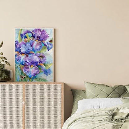 Flower Paint by Numbers Kit for Adults Paint by Number for Adult Beginner - Image 7