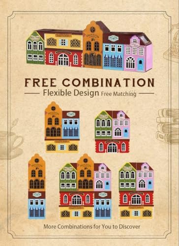 DIY Miniature Dollhouse Kit, Creative Wooden Doll House Craft Model with LED and Furniture for Christmas Birthday Gift (QH004) - Image 5