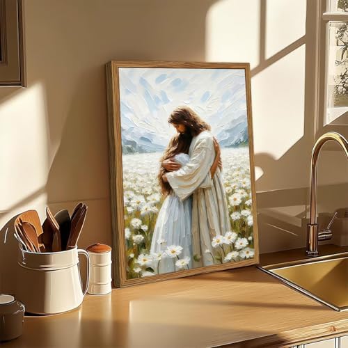 Jesus Christian Paint by Numbers Kit for Adults Canvas, Frameworkless - Image 4