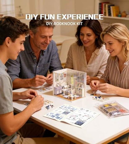 Spilay DIY Miniature House Kit for Adults, Miniature Dollhouse Building Kit - Image 5