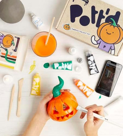 Pott'd Mini Pottery Kits | Air Dry Clay Pottery Kit for Adults | Includes Paints, Brushes, and Potters Tools | Free Online Step-by-Step Tutorial | Perfect for Beginners | Bring The Studio to Your Home - Image 6