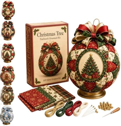 Christmas Classics Patchwork Ornament DIY Kit, Patchwork Ornament Kit (*C) by Unknown