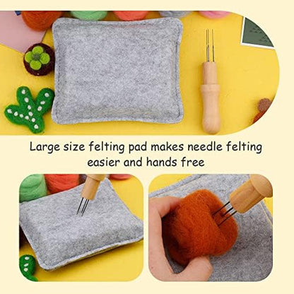 WONVOC Needle Felting Pad, Needle Felting Mat with Needles - Image 3