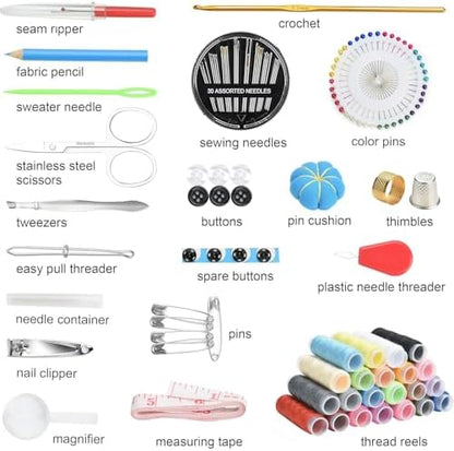 Marcoon Sewing Kit for Adults, Portable Needle & Thread Repair Kit - Image 2