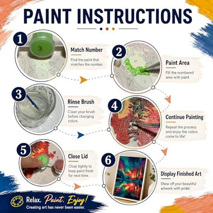 NXIKYO Framed Flower Bottles Paint by Numbers Kit for Adults Beginner, Wildflower Vase Easy Paint by Numbers Canvas with Frame, DIY Painting Kit for Relaxing Home Wall Decor Gift 8x12 Inch - Image 5