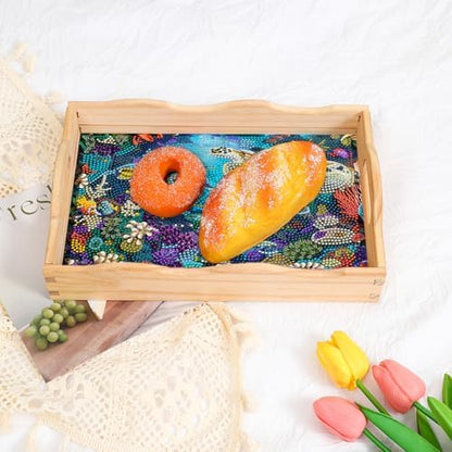 DOTSOPS Sea World Diamond Art Wooden Tray with Handle for Adults - Image 4