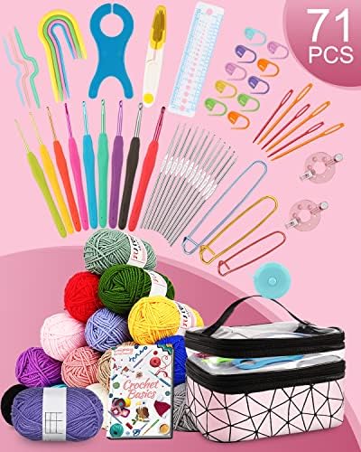 Coopay Crochet Kit for Beginner, Crochet Starter Kit with Portable Case - Image 5