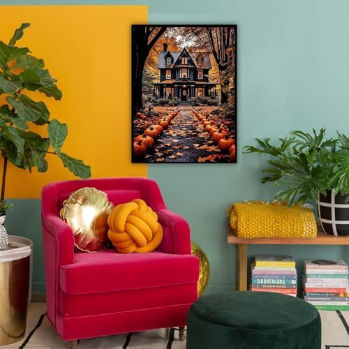 Landscape Paint by Number for Adults, Halloween Paint by Numbers for Adults - Image 3