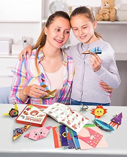 GAMENOTE Origami Kit for Kids Ages 8-12, 54 Projects, 120 Sheets with Book - Image 6