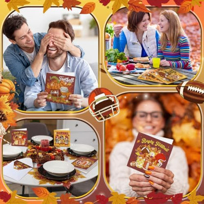 Saillong 12 Pack Fall Football Diamond Painting Greeting Card with Envelope - Image 5