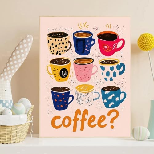 Coffee Diamond Art Kits for Adults, Diamond Painting Kits for Adults - Image 3