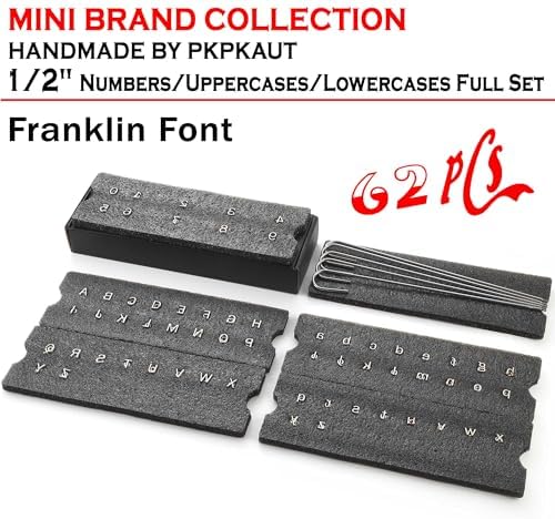 62Pcs 1/2" Custom Branding Iron for Wood, Leather Branding Stamp - Image 2