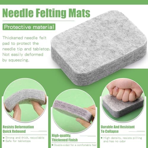 Yizzvb Needle Felting Kit, Beginners Wool Felt Kits Felting Supplies - Image 5