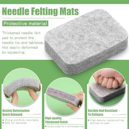 Yizzvb Needle Felting Kit, Beginners Wool Felt Kits Felting Supplies - Image 5