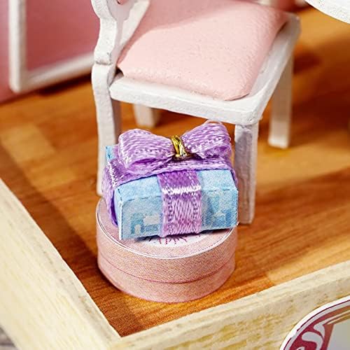 CUTEROOM DIY Doll Room Miniature Furniture Wooden House Kit-Sweet Talk - Image 5