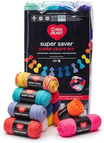 Red Heart Super Craft Kit Brights, Yarn for Crocheting and Knitting - Image 5