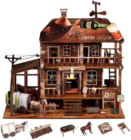NookMaster Book Nook Kit with LED Light DIY Miniature Dollhouse for Adults by Follow