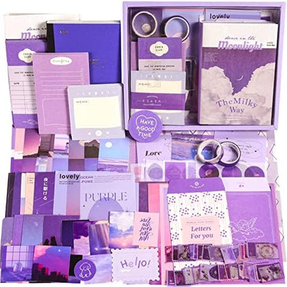 Scrapbooking Supplies Kit, Aesthetic Junk Journal Supplies, Scrapbook Kit by OFFIGIFT