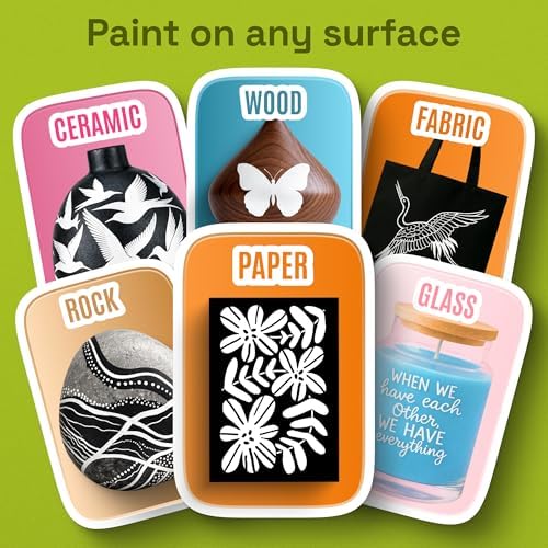 ARTISTRO White Dual-Tip Acrylic Paint Marker Pens - Set of 24 - Image 3