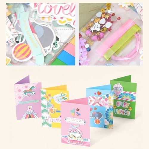Huralona Greeting Card Making Supplies Envelope Kit Gift Anniversary Craft - Image 3
