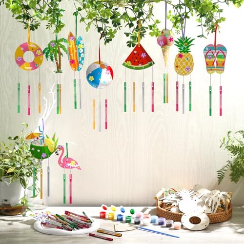 JellyArch Beach 30 Pack DIY Wind Chime Kit Art and Crafts - Image 2