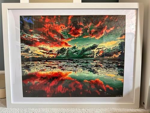 BAISITE Paint by Numbers Kit for Adults,16" Lx20 W Canvas for Painting Kits for Adults in Colorful Box-Breathtaking Colorful Scenery 8481-Already Stretched on a Wooden Frame - Image 2