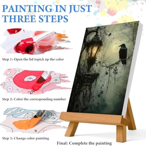 WUDWL Paint by Numbers Kit for Adults Beginner, with Framed - Image 6